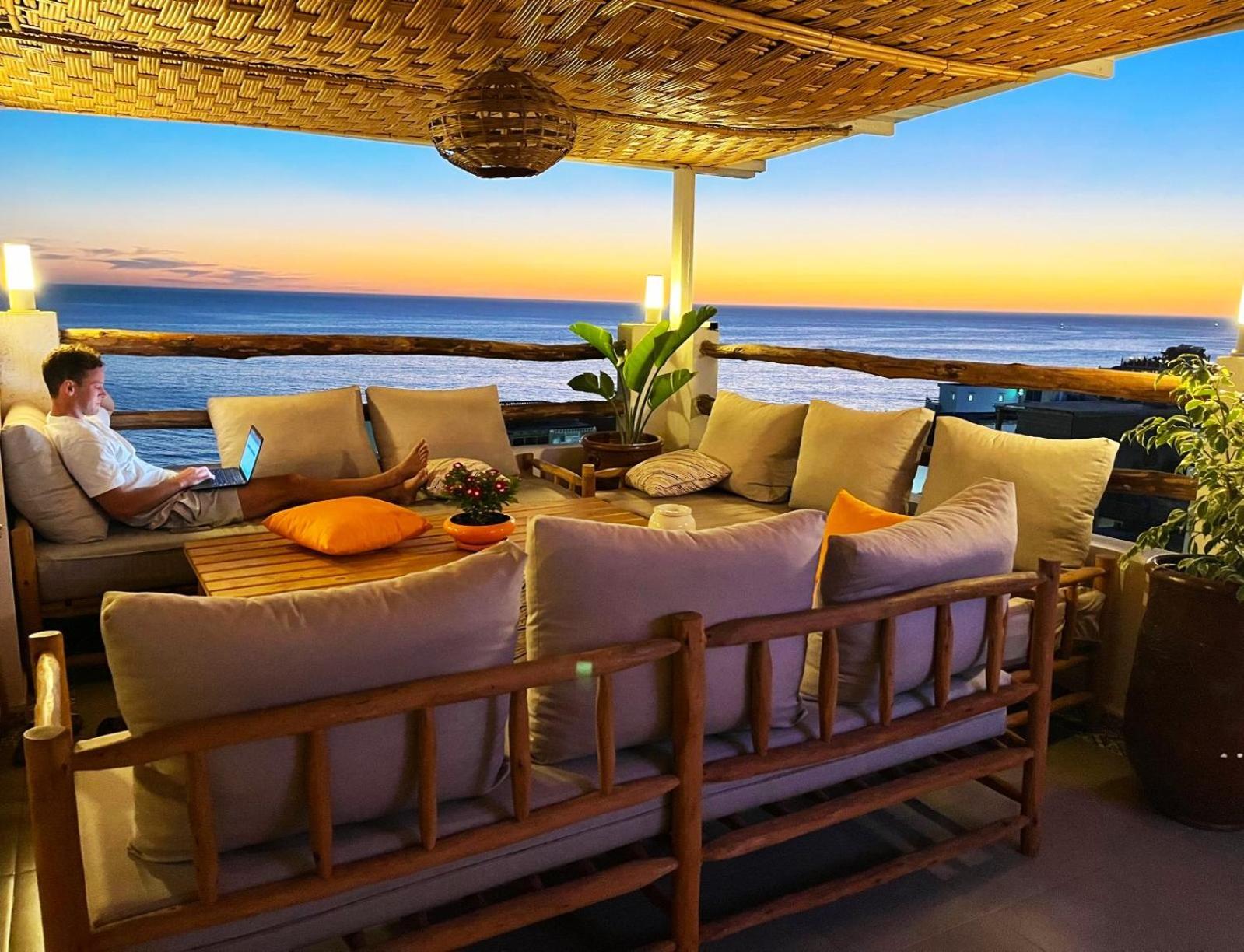 Bigblue Surf Hostel & Coworking Space - Taghazout (Adults Only) Azazoul Экстерьер фото