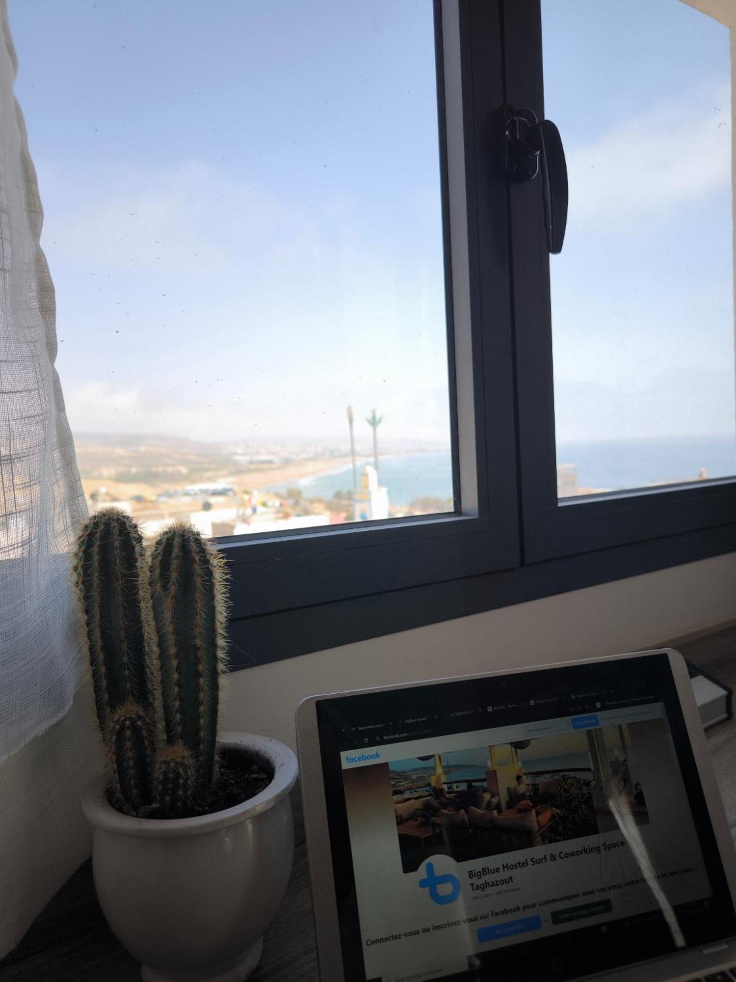 Bigblue Surf Hostel & Coworking Space - Taghazout (Adults Only) Azazoul Экстерьер фото